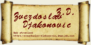 Zvezdoslav Đakonović vizit kartica